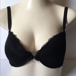 Emporio Armani Black Push Up Bra 34D